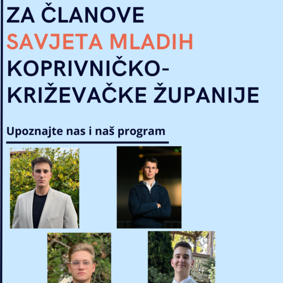 Naši kandidati za Savjet mladih Koprivničko-križevačke županije